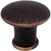 Top Knobs Lund 1-1/4 Inch Mushroom Cabinet Knob from the Edwardian Collection Tuscan Bronze
