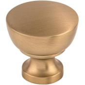 Top Knobs Bergen 1-1/4 Inch Mushroom Cabinet Knob from the Dakota Collection Brushed Bronze