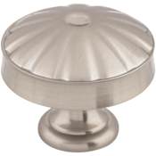 Top Knobs Hudson 1-1/4 Inch Mushroom Cabinet Knob from the Dakota Collection Brushed Satin Nickel