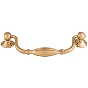 Top Knobs Tuscany 5-1/16 Inch Center to Center Drop Cabinet Pull Brushed Bronze