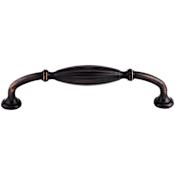 Top Knobs Tuscany 5-1/16 Inch Center to Center Handle Cabinet Pull Tuscan Bronze