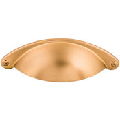 Top Knobs Somerset 2-1/2 Inch Center to Center Cup Cabinet Pull Brushed Bronze