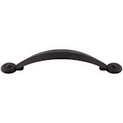 Top Knobs Dakota 3-3/4 Inch Center to Center Arch Cabinet Pull Flat Black