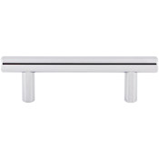 Top Knobs Hopewell 3 Inch Center to Center Bar Cabinet Pull from the Bar Pulls Collection Polished Chrome