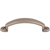 Top Knobs Arendal 3 Inch Center to Center Handle Cabinet Pull from the Somerset Collection Pewter Antique
