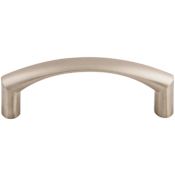 Top Knobs Griggs 3 Inch Center to Center Handle Cabinet Pull from the Nouveau Collection Brushed Satin Nickel