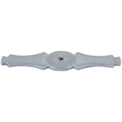 Top Knobs Celtic 3-5/8 Inch Knob Backplate from the Tuscany Series Pewter