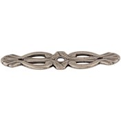 Top Knobs Newton 3-3/16 Inch Pull Backplate from the Tuscany Series Pewter Antique