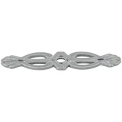 Top Knobs Newton 3-3/16 Inch Pull Backplate from the Tuscany Series Pewter