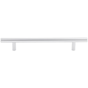 Top Knobs Hopewell 6-5/16 Inch Center to Center Bar Cabinet Pull from the Bar Pulls Collection Polished Chrome