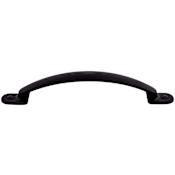 Top Knobs Arendal 5-1/16 Inch Center to Center Handle Cabinet Pull from the Somerset Collection Flat Black
