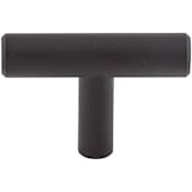 Top Knobs Hopewell 2 Inch Bar Cabinet Knob from the Bar Pulls Collection Flat Black