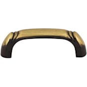 Top Knobs Dover 2-1/2 Inch Center to Center Handle Cabinet Pull from the Tuscany Collection Dark Antique Brass