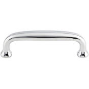 Top Knobs Charlotte 3 Inch Center to Center Handle Cabinet Pull from the Dakota Collection Polished Chrome
