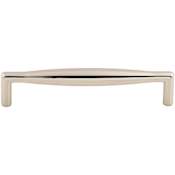 Top Knobs Flute 5-1/16 Inch Center to Center Handle Cabinet Pull from the Nouveau II Collection Polished Nickel