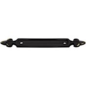 Top Knobs Dover 2-1/2 Inch Center to Center Pull Backplate from the Tuscany Series Dark Antique Brass