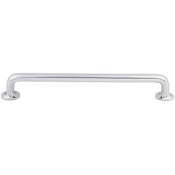 Top Knobs Rounded 12 Inch Center to Center Handle Cabinet Pull from the Aspen II Series Polished Chrome