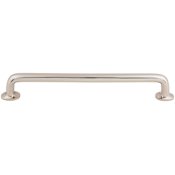 Top Knobs Rounded 12 Inch Center to Center Handle Cabinet Pull from the Aspen II Series Polished Nickel