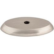 Top Knobs Oval 1-1/2 Inch Knob Backplate from the Aspen II Series Brushed Satin Nickel