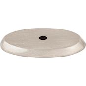 Top Knobs Oval 1-3/4 Inch Knob Backplate from the Aspen II Series Brushed Satin Nickel
