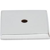 Top Knobs Square 1-1/4 Inch Knob Backplate from the Aspen II Series Polished Chrome