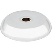 Top Knobs Rounded 7/8 Inch Diameter Knob Backplate from the Aspen II Series Polished Chrome