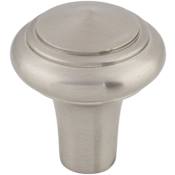 Top Knobs Peak 1-1/4 Inch Mushroom Cabinet Knob from the Aspen II Collection Brushed Satin Nickel