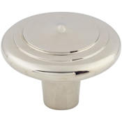 Top Knobs Peak 2 Inch Mushroom Cabinet Knob from the Aspen II Collection Polished Nickel