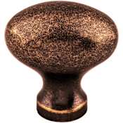 Top Knobs Egg 1-1/4 Inch Oval Cabinet Knob from the Somerset II Collection Antique Copper