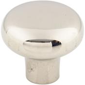 Top Knobs Rounded 1-3/8 Inch Mushroom Cabinet Knob from the Aspen II Collection Polished Nickel