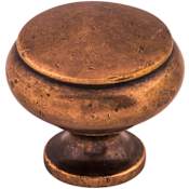 Top Knobs Cumberland 1-1/4 Inch Mushroom Cabinet Knob from the Tuscany Collection Antique Copper