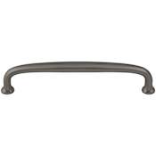 Top Knobs Charlotte 6 Inch Center to Center Handle Cabinet Pull Ash Gray
