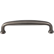 Top Knobs Charlotte 4 Inch Center to Center Handle Cabinet Pull Ash Gray