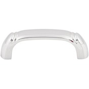 Top Knobs Dover 2-1/2 Inch Center to Center Handle Cabinet Pull from the Tuscany Collection Polished Chrome