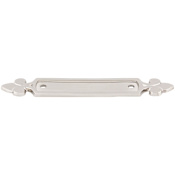 Top Knobs Dover 2-1/2 Inch Center to Center Pull Backplate from the Tuscany Series Brushed Satin Nickel
