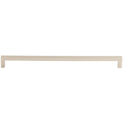 Top Knobs Square 12-5/8 Inch Center to Center Handle Cabinet Pull from the Asbury Series Polished Nickel