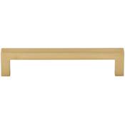 Top Knobs Square Bar 5-1/16 Inch Center to Center Handle Cabinet Pull Honey Bronze
