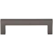 Top Knobs Nouveau III 3-3/4 Inch Center to Center Handle Cabinet Pull Ash Gray