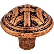 Top Knobs Celtic 1-1/4 Inch Mushroom Cabinet Knob from the Tuscany Collection Antique Copper