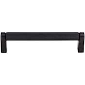 Top Knobs Bar Pulls 5-1/16 Inch Center to Center Handle Cabinet Pull Flat Black