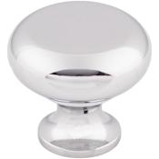 Top Knobs Flat 1-1/4 Inch Mushroom Cabinet Knob from the Somerset II Collection Polished Chrome