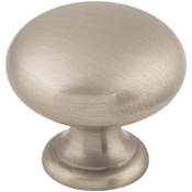 Top Knobs Mushroom 1-1/4 Inch Mushroom Cabinet Knob from the Somerset II Collection Brushed Satin Nickel