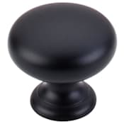 Top Knobs Mushroom 1-1/4 Inch Mushroom Cabinet Knob from the Somerset II Collection Flat Black