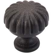 Top Knobs Melon 1-1/4 Inch Mushroom Cabinet Knob from the Somerset II Collection Rust