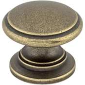 Top Knobs Ray 1-1/4 Inch Mushroom Cabinet Knob from the Somerset II Collection German Bronze