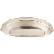 Top Knobs Somerset 3 Inch Center to Center Cup Cabinet Pull Brushed Satin Nickel