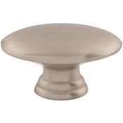 Top Knobs Oval 3/4 Inch Oval Cabinet Knob from the Nouveau Collection Brushed Satin Nickel
