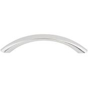 Top Knobs Bow 3-3/4 Inch Center to Center Arch Cabinet Pull from the Nouveau Collection Polished Chrome