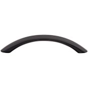 Top Knobs Bow 3-3/4 Inch Center to Center Arch Cabinet Pull from the Nouveau Collection Flat Black