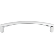 Top Knobs Griggs 5-1/16 Inch Center to Center Handle Cabinet Pull from the Nouveau Collection Polished Chrome